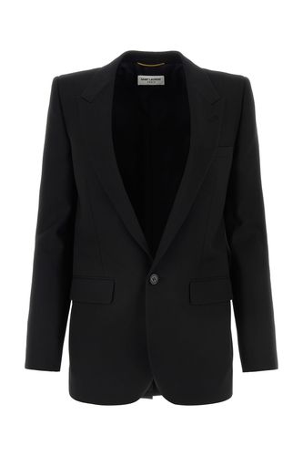 VESTE CLASSIQUE COL CRANTE 1B-40F Female - Saint Laurent - Modalova