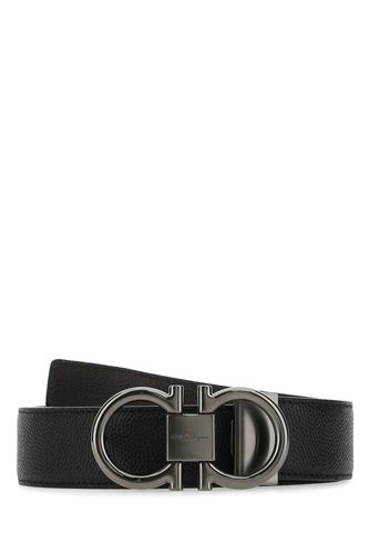 Leather reversible belt Uomo - Salvatore Ferragamo - Modalova