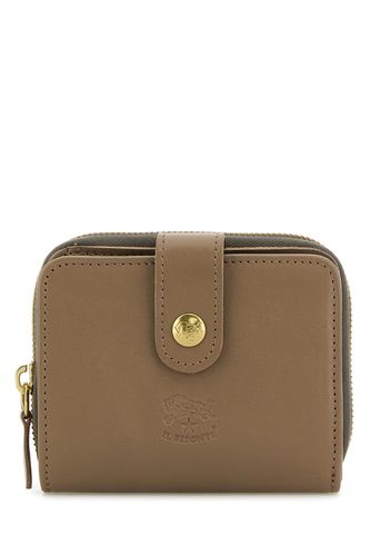 MEDIUM WALLET CLASSIC IN VACCHETTA VEGETALE SG-TU Female - Il Bisonte - Modalova