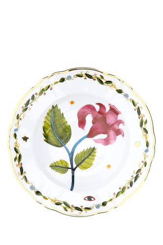 Printed porcelain soup plate Donna|Uomo - Bitossi Home - Modalova