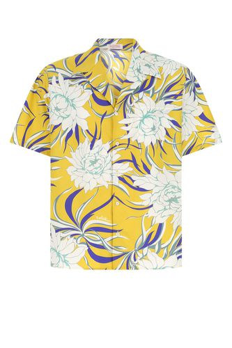 Printed poplin oversize shirt Uomo - Valentino - Modalova
