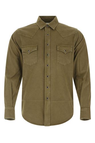 Military denim shirt Uomo - Saint Laurent - Modalova