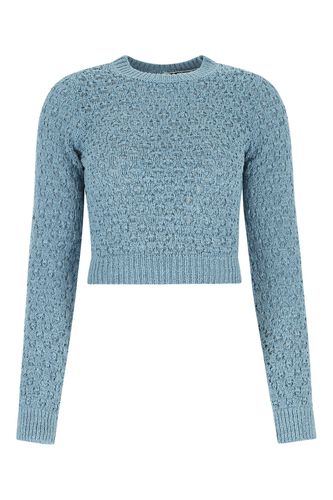 Light blue cotton blend sweater Donna - Rotate Birger Christensen - Modalova