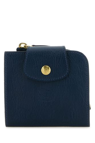 MEDIUM WALLET ACERO IN VACCHETTA VEGETALE SG-TU Female - Il Bisonte - Modalova