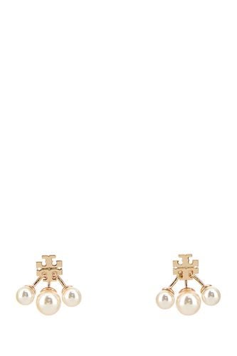 KIRA PEARL FRONT-BACK EARRING-TU Female - Tory Burch - Modalova