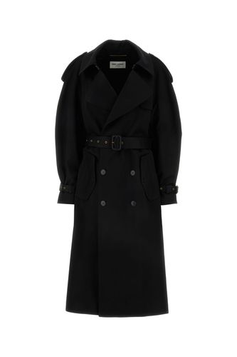 MANTEAU GABARDINE DE COTON MER-36F Female - Saint Laurent - Modalova