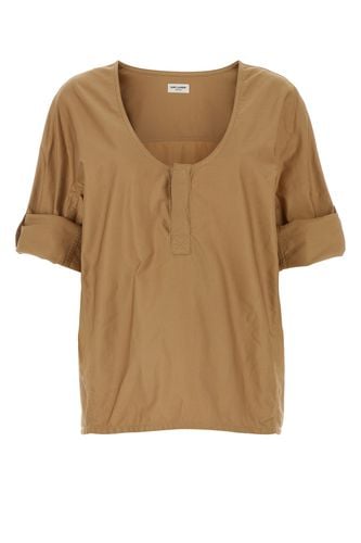 TOP TWILL DE COTON SOUPLE-36F Female - Saint Laurent - Modalova