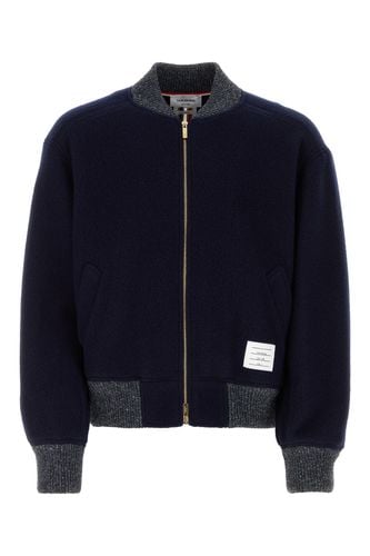 BOMBER W/ CB RWB STR-3 Male - Thom Browne - Modalova