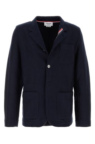 SACK JACKET IN DOUBL-1 Male - Thom Browne - Modalova