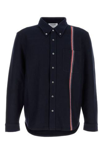 SHIRT JACKET IN DOUB-1 Male - Thom Browne - Modalova