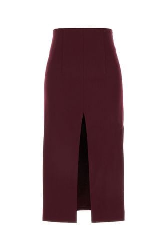 HIGH WAISTED SLIT MIDI SKIRT-42 Female - The Andamane - Modalova