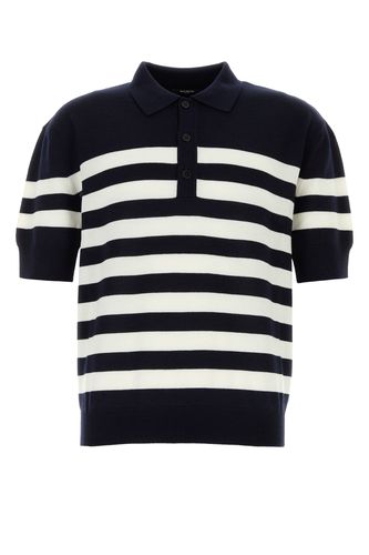 LABEL STRIPE POLO-S Male - Balmain - Modalova