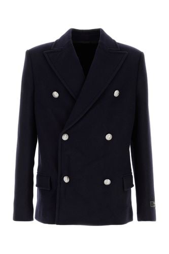 FELTED WOOL PEACOAT-52 Male - Balmain - Modalova