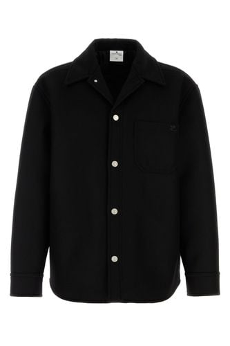 QUILTED WOOL OVERSHIRT-S Male - Courreges - Modalova