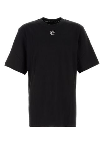 MOON LOGO JERSEY LOOSE FIT T-SHIRT-S Male - Marine Serre - Modalova