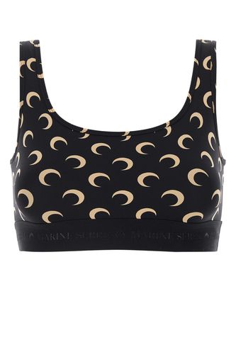 MOON PRINTED JERSEY SPORT BRA-S Female - Marine Serre - Modalova