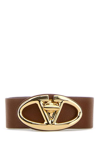 LEATHER BRACELET | VLOGO-S Female - Valentino Garavani - Modalova