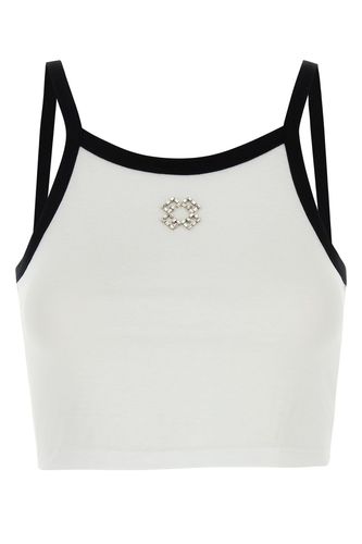 CROPPED SPAGHETTI STRAP TANK TOP-XS Female - Givenchy - Modalova