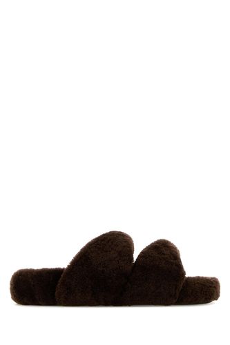 TWIST SHEARLING FOOTBED-36 Female - Aquazzura - Modalova