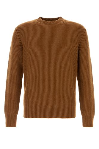 OASI CASHMERE CABLE CREW NECK-50 Male - Zegna - Modalova