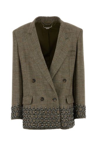 CRYSTAL-EMBELLISHED OVERSIZED BLAZER-40 Female - Stella Mccartney - Modalova