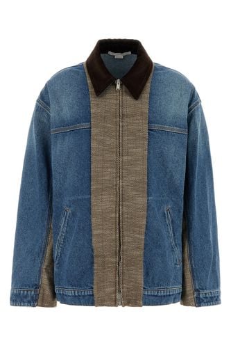 TWEED AND DENIM JACKET-XS Female - Stella Mccartney - Modalova