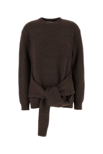 SLANTED V NECK JUMPER-XS Female - Jw Anderson - Modalova