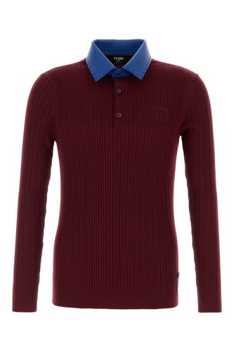 POLO KNIT LEATHER COLLAR-48 Male - Fendi - Modalova