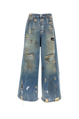 TRASHED BIG SHAPE JEANS-31 Male - Vetements - Modalova