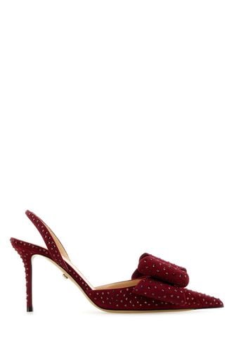 LE CADEAU BORDEAUX SUEDE SLINGBACK WITH HOTFIX STR-36 Female - Mach&mach - Modalova