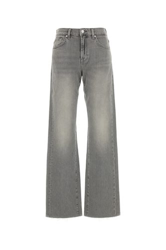 TESS TROUSER MANHATTAN WITH RAW CUT-25 Female - Seven For All Mankind - Modalova