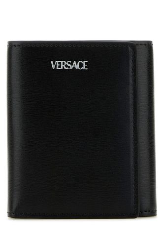 TRIFOLD WALLET CALF LEATHER-TU Male - Versace - Modalova