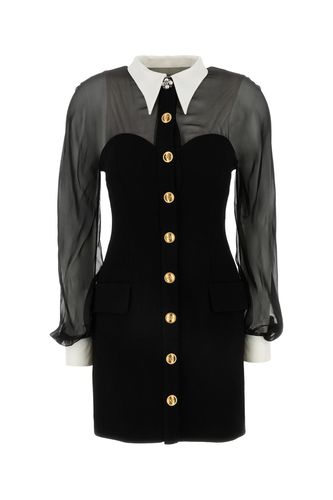 DRESS RESPONSIBLE DOUBLE WOOL CREPE STRETCH-40 Female - Versace - Modalova