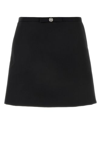 SKIRT RESPONSIBLE WOOL CAVALLERY-42 Female - Versace - Modalova