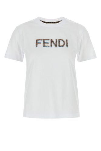 T-SHIRT EMBROIDE-S Female - Fendi - Modalova