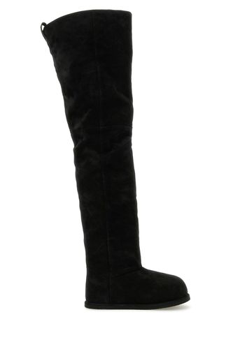 HEIDI THIGH HIGH BOOT 15 CROSTA BLA-37 Female - Amina Muaddi - Modalova