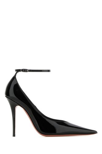 ANOK PUMP 105 PATENT BLACK 105 MM S-38 Female - Amina Muaddi - Modalova