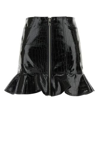 FUTURE COATED MINI SKIRT-34T Female - Ganni - Modalova