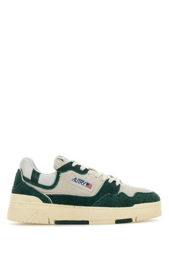 CLC LOW MAN SH05 SUEDE/MESH CREAM/BOTTLE-40 Male - Autry - Modalova