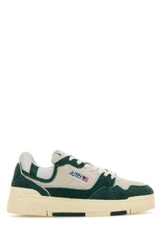 CLC LOW MAN SH05 SUEDE/MESH CREAM/BOTTLE-42 Male - Autry - Modalova