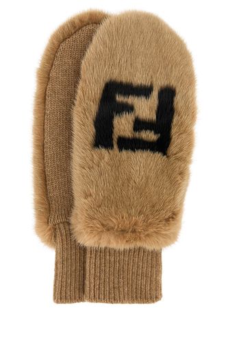 GUANTI PELLICCIA BIG LOGO-S Female - Fendi - Modalova