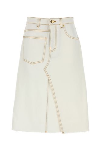 DENIM DECONSTRUCTED SKIRT-4 Female - Tory Burch - Modalova