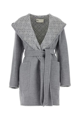 HOODED WOOL COAT-II Female - Tory Burch - Modalova