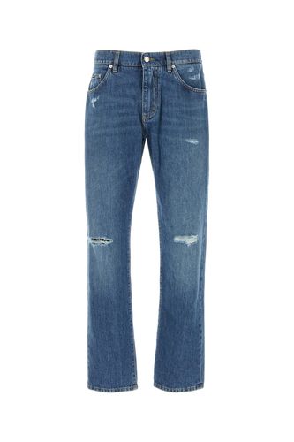 DENIM PANTS-46 Male - Dolce & Gabbana - Modalova