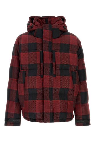 BUFFALO CHECK SHORT PARKA-XS Male - Woolrich - Modalova