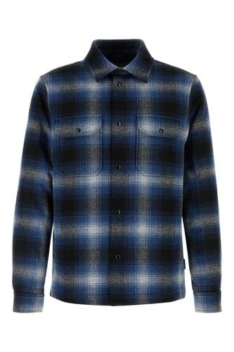 ALASKAN WOOL CHECK OVERSHIRT-S Male - Woolrich - Modalova