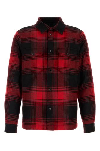 ALASKAN WOOL CHECK OVERSHIRT-XL Male - Woolrich - Modalova