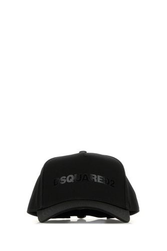 DEEP BLACK BASEBALL CAP-TU Male - Dsquared - Modalova