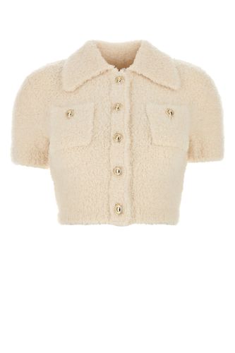 CREAM FLUFFY KNIT TOP-XS Female - Self Portrait - Modalova