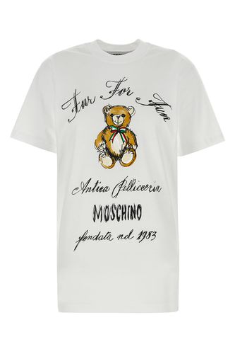 JERSEY DI COTONE ORGANICO-XS Female - Moschino - Modalova